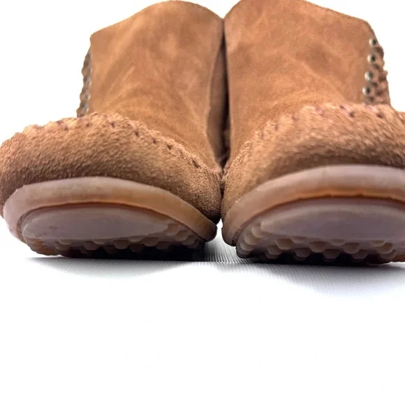Minnetonka Willow bootie w fringe in dusty brown - sz 7 - BWOT - Picture 7 of 14